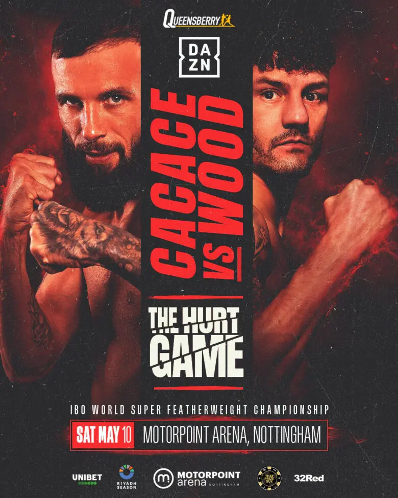 Breaking News: Leigh Wood vs. Anthony Cacace – IBO World Super Featherweight Title Fight (Queensberry Promotions Event)
速報：李・伍德 vs 安東尼・卡卡斯 —— IBO世界超羽量級拳王戰（Queensberry Promotions 主辦）