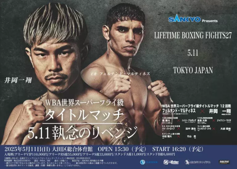 Breaking News: Kazuto Ioka vs Fernando Martinez 2 – WBA World Super Flyweight Title Bout