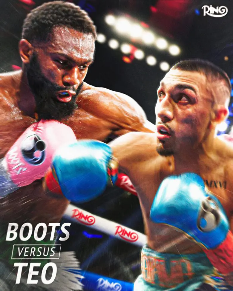 Welterweight champion Jaron Ennis turns down fight offer from Teofimo Lopez.